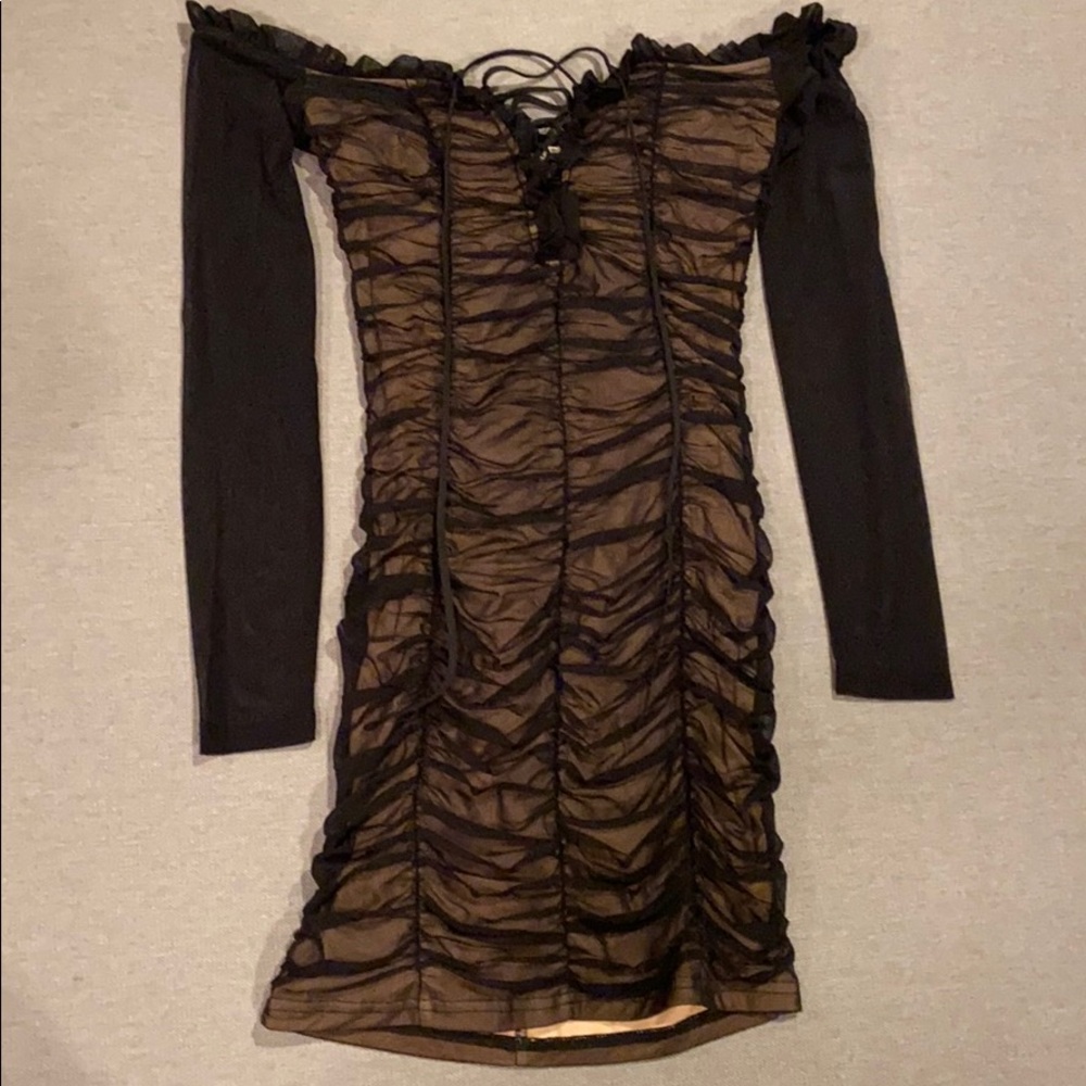 Fashion Nova Maura Mesh Dress - Picture 7 of 8